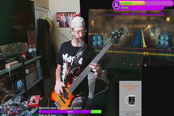 Back to Rocksmith on the Bass Hernia still a Pain, but dealin through it^^