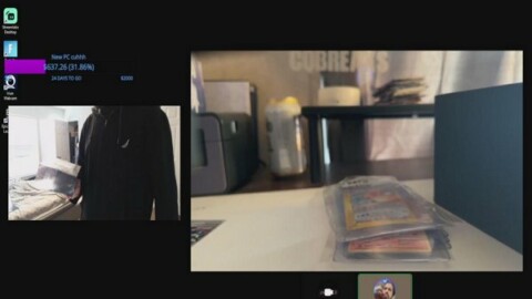 Opening some HEAT boosters w/ my dad Pwny.  Father son bonding right here! Tune in can catch’em all w/ Boaaa Catch’em