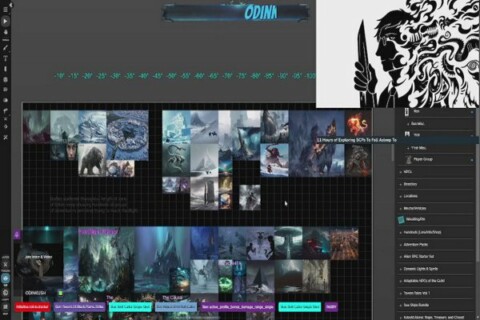 Continuing construction of our PRISM OF KETERFALL campaign for this week’s session! Episodes running in the background. Let’s build a world!