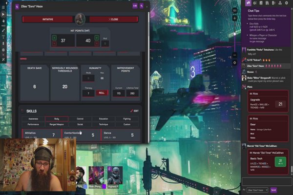 CyberPunk Red |ADHD GOES BRRRRR | ☯Mostly good vibes ☯ | !discord !giveaway | 18+ @multiplatform_gaming