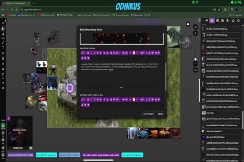 World Building on Roll/20 for my Rifts #ThePrismOfKeterfall Campaign. !Using #GrinningGecko C.S. w API Script On! NPC and Map dev. session.