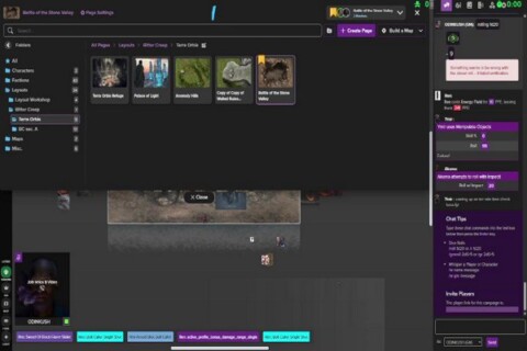 World Building on Roll/20 for my Homegrown “Outer Dark” setting. First campaign “Squad One-Way” now in dev! #GrinningGecko C.S. w API.