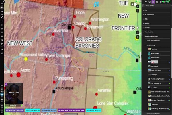New games on the menu and worldbuilding on Roll20 VTT! Working assets for three campaigns! Throw me some ideas for content in the game.